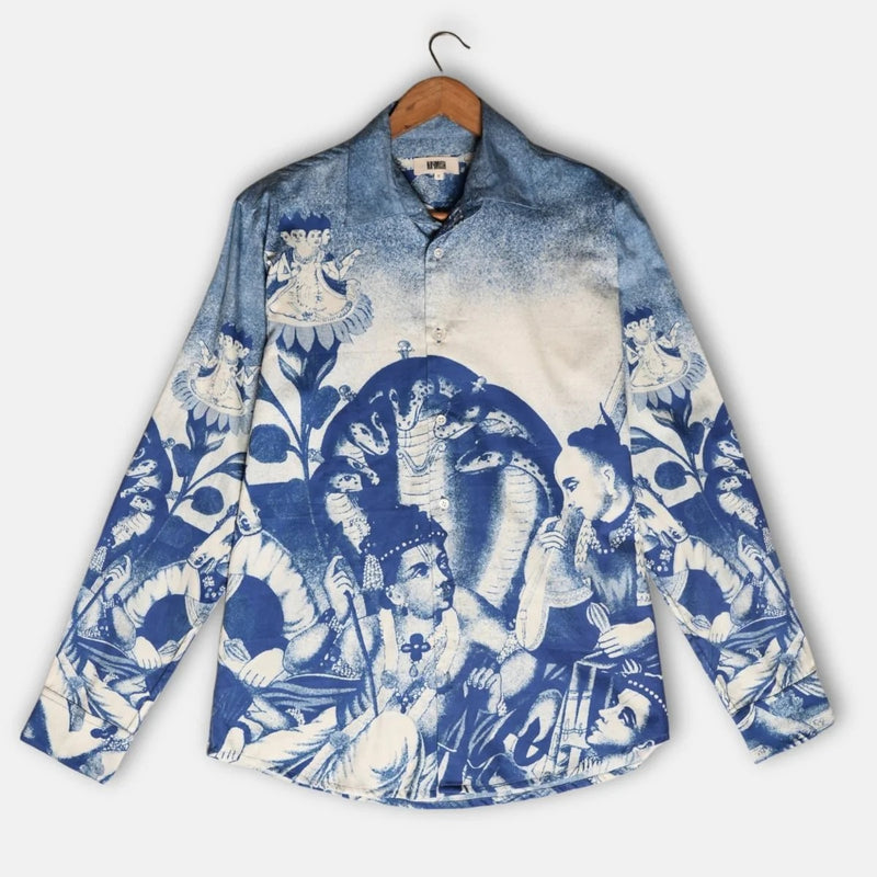 Mythological Art Print Premium Casual Shirt | Full Sleeve Designer Button-Down Shirt